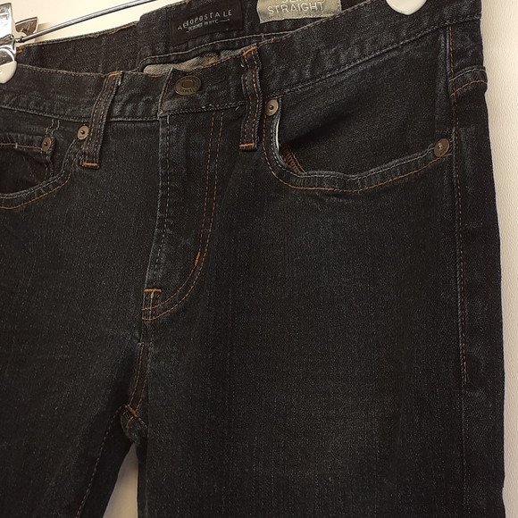 Aeropostale Slim Straight 27/28 Stretch Blue Jeans - Picture 6 of 16